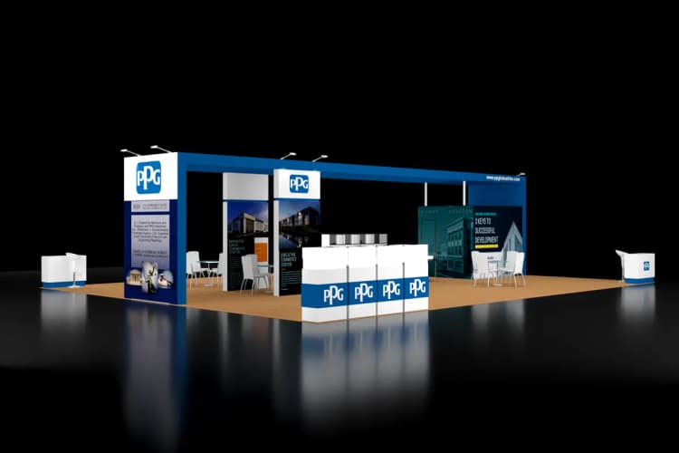 40x50 Trade Show Booth Rental Las Vegas