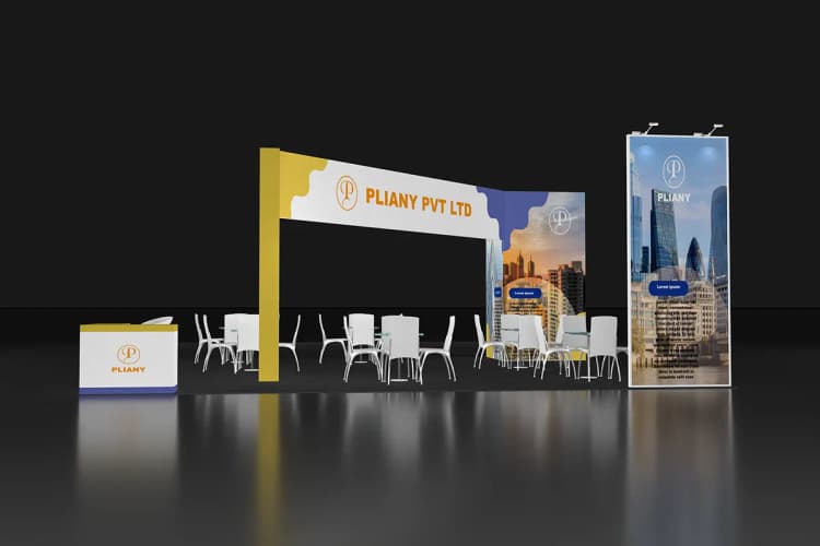 30x30 Trade Show Booth Rental 